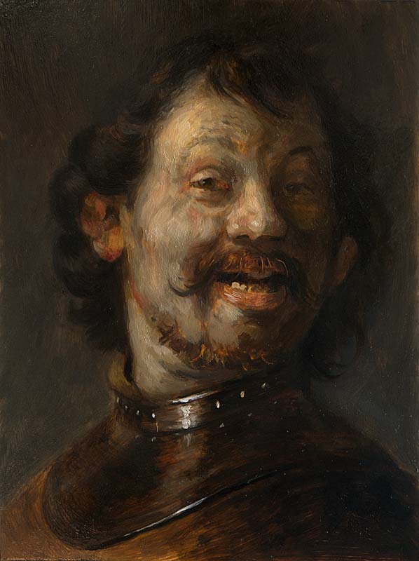 Rembrandt lachende man
