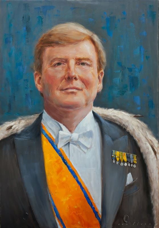 Staatsieportret van Koning Willem Alexander.
Opdracht van Gemeente Waddinxveen